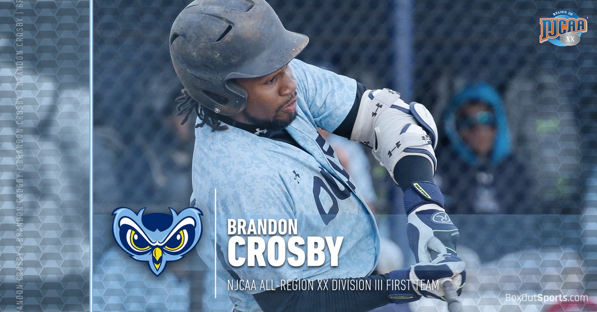 Congratulations to <a href="/BCrosb_5/">Brandon</a> on being selected to the NJCAA All-@NJCAARegionXX Division III first team for the second-straight year.
RELEASE: pgccowls.com/x/andlc
#hootit #perchpride