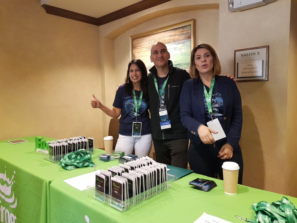 jfrog's tweet image. swampUP 2018, let the fun begin! #DevOpsGathering