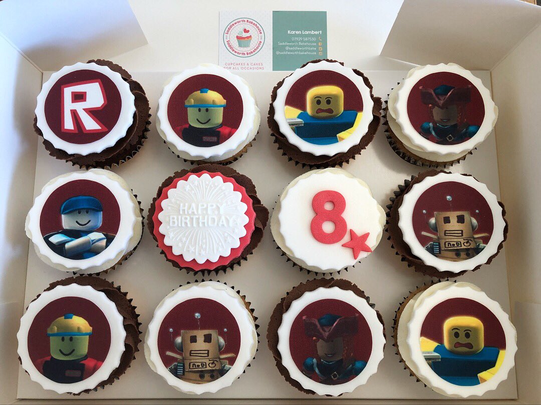 Saddleworthbakehouse On Twitter Roblox Theme Cupcakes For - 