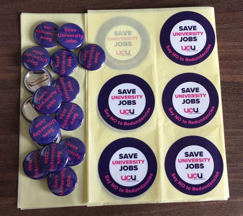 LivMarxSoc's tweet photo. We stand 100% in solidarity with @ULivUCU2 in saying #NoToRedundancies and #SaveUniversityJobs 

We had a little leafletting and stickering session around campus today and even managed to send a message to Human Resources 😀

@UcuLeft @JomcneillUCU @AntOH1988 @dreluise https://t.co/IL1Llwavct