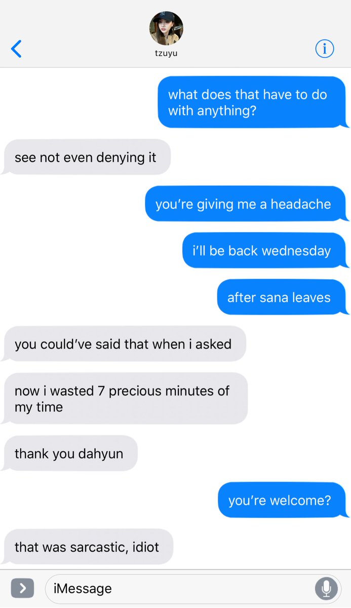 “Thank you,” Sana said with a genuine smile. “I would understand if you’re uncomfortable with the attention, I can leave you alone-““Don’t worry, I don’t mind. I like being around you.”“I like being around you too,” Sana whispered out. “Recommend me some good food from here?”