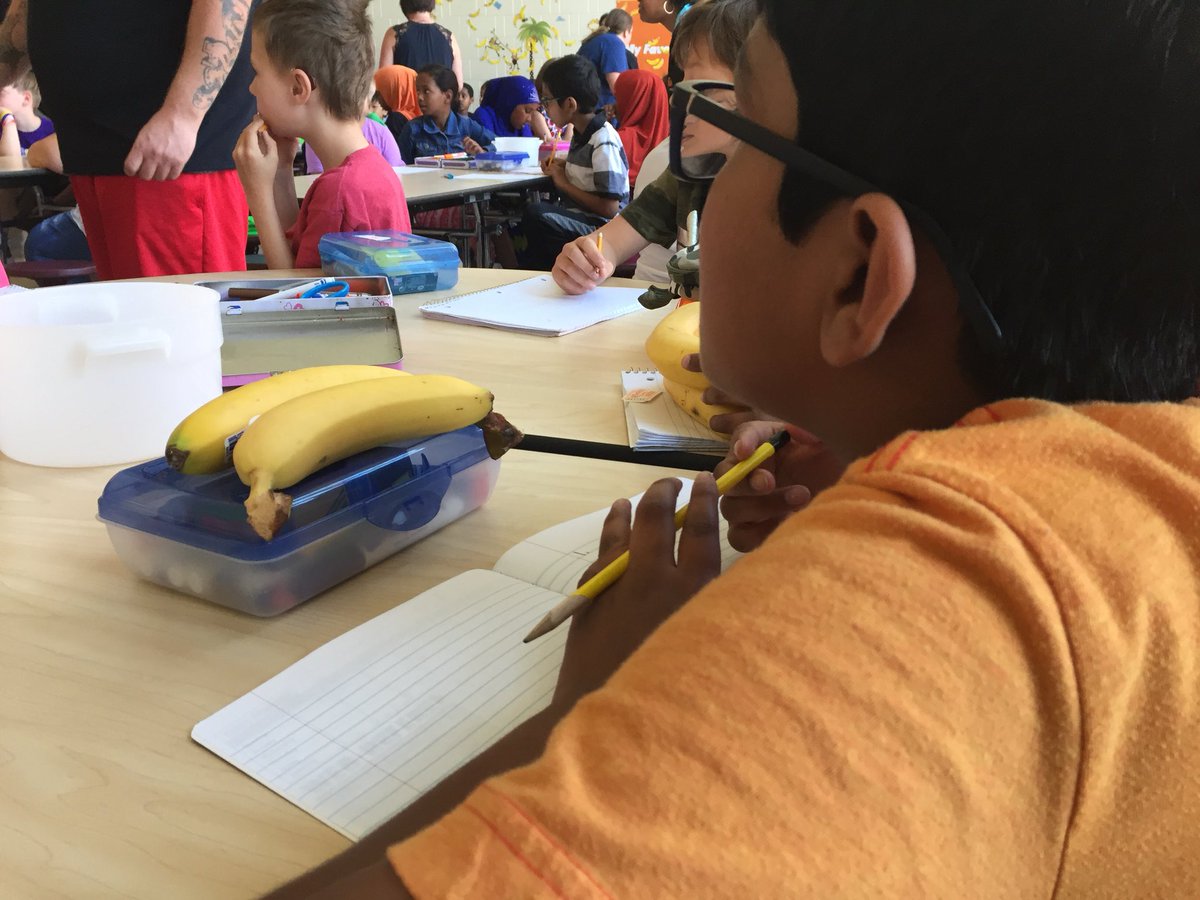 ShakopeeSchools's tweet photo. Amazon surprised Eagle Creek students with a celebration event to kick off its enhanced breakfast program. Staff delivered bananas and engaged students in fun activities to emphasize the importance of eating a nutritious breakfast. https://t.co/s7GlhxSDBB