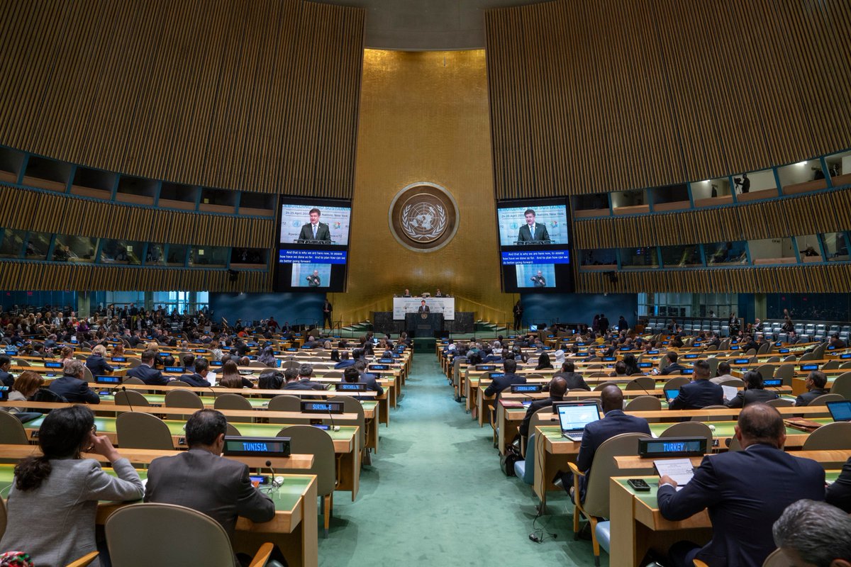 ideaspaz's tweet photo. #NoticiaFIP Asamblea General de la ONU exalta la labor de la FIP https://t.co/6UIiYXnrNS
📽️“Financiamiento sostenible para la paz por María Victoria Llorente, dir @ideaspaz https://t.co/rbEYfEstdh
📽️Palabras de Miroslav Lajčák, https://t.co/CqpOEzImTV https://t.co/NsMwtOeDiY
