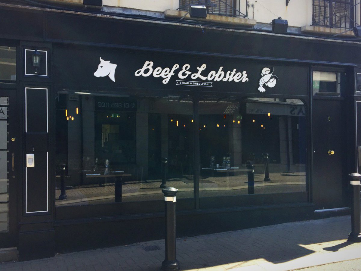 allthefood_'s tweet photo. Opening today, @BeefandLobster Malahide... https://t.co/OtY2qL2csY #beefandlobster #malahide https://t.co/Nr7yMikuW0