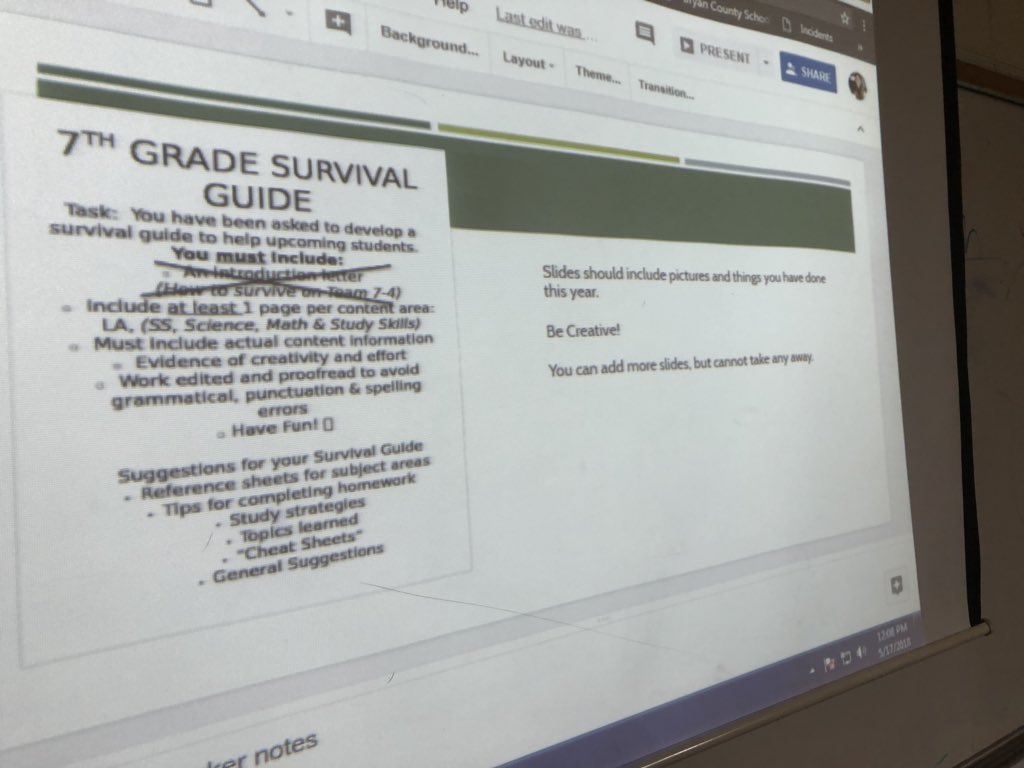 MrsMalerk's tweet photo. 7th grade is hard; let’s make a survival guide https://t.co/GcpWlz6bHD