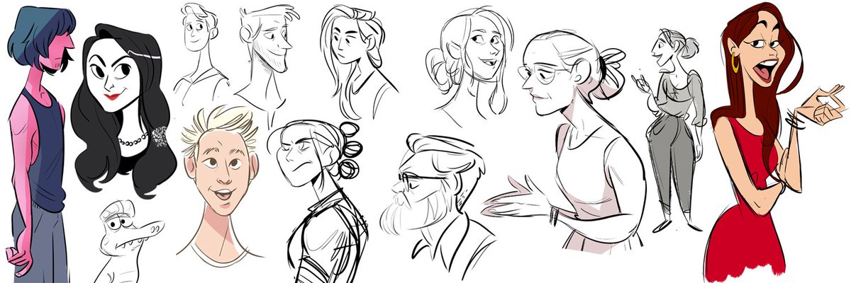 Some updated sketches to my header. ✨ 