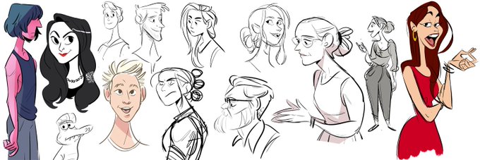 Some updated sketches to my header. ✨ 