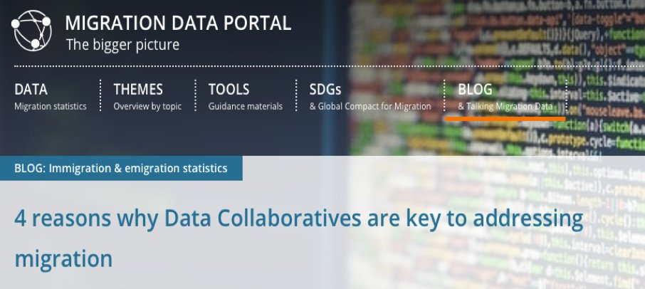 TheGovLab's tweet image. #DataCollaboratives are key to addressing #migration. @sverhulst and @_AndrewYoung of @TheGovLab share four reasons why in a new article for @IOM_GMDAC. migrationdataportal.org/blog/4-reasons…