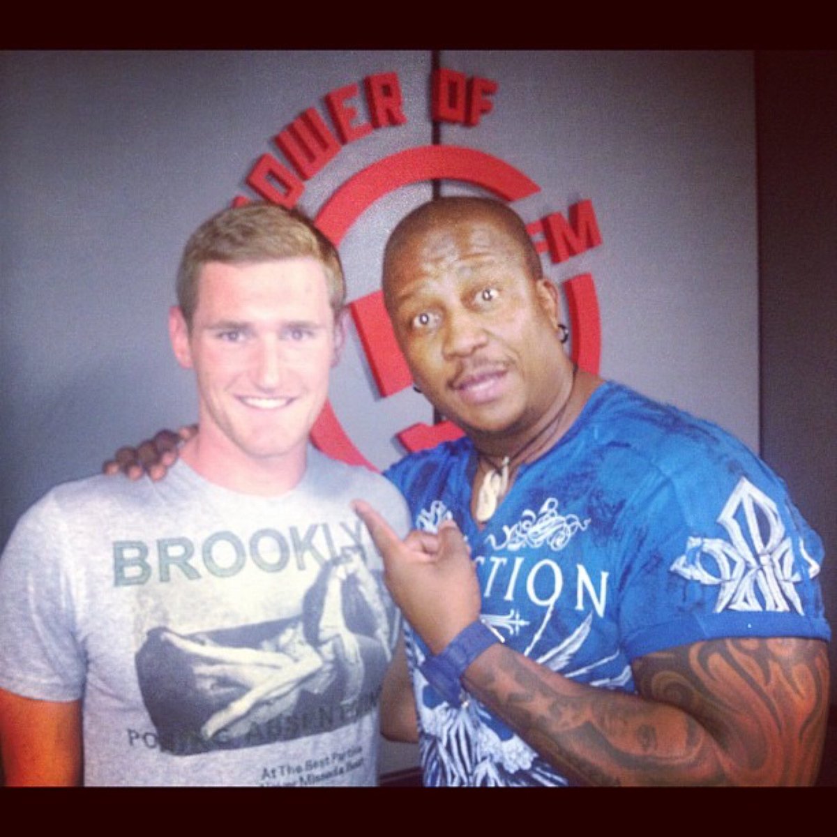 DJFreshSA's tweet photo. #ThisDayInRadioHistory #TBT #2012 #5FM #TheFreshDrive
#Repost @djfreshsa
γ»γ»γ»
World Champion swimmer Cameron van der Burgh on The Fresh Drive!! https://t.co/P4CgHAmQxY