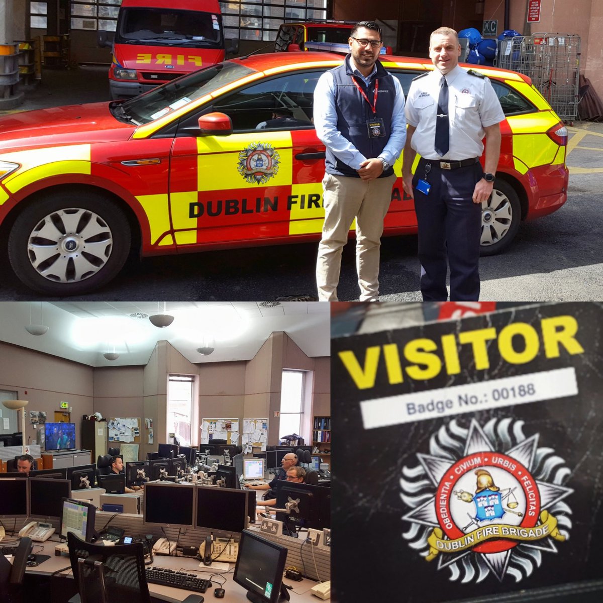 MediMeeapp's tweet photo. A big thanks to @DubFireBrigade for having us today. Always captivating to see the hero's in regional control center doing what they do best! #savinglives #fireEMS https://t.co/MG7FHHY3L1