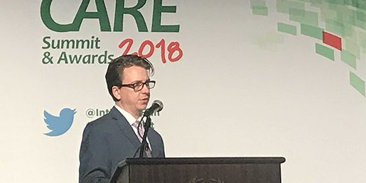 ChubbNA's tweet photo. We’re proud to be sponsoring this week’s @IntlSOS_Fdn Duty of Care Summit and Awards. Ed Clancy, EVP, Chubb Group, and James Walloga, EVP, Chubb North America (pictured), are speaking at the event. https://t.co/PtLKD6q1V7 #DoCSummit https://t.co/Pv0oZE4cvi