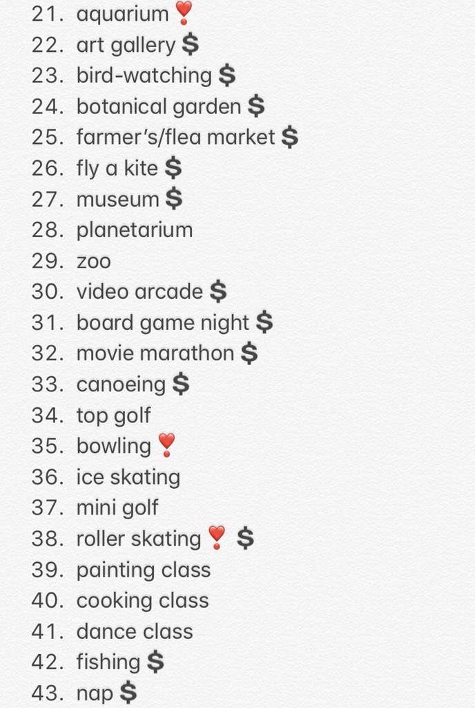 OfficialFBMA's tweet photo. Challenging our members to be creative all summer 2018 so here’s a list of cheap yet thoughtful dates!✍🏾✍🏾  #FindYourQueen #TreatYourQueen #FBMA https://t.co/Vp0hwcP4Dx