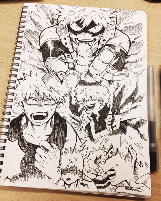 爆豪的臨摹!舒壓!❤️ 