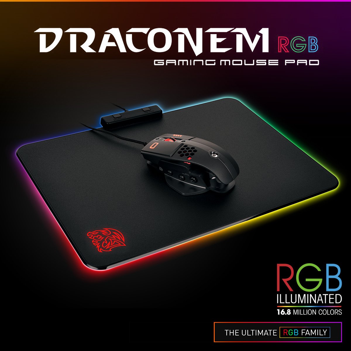 thermalatino's tweet photo. TteSports trae los colores del RGB a tu mousepad!
Draconem RGB
- Control de luces externo
- Software actualizado!
- Base anti-resbalones
- Superficie optimizada para lograr más exactitud en tus movimientos!
-->https://t.co/VYCM1zvkTb
#RGBaTodo #Draconem #MousePad https://t.co/PGhfuGzVq7