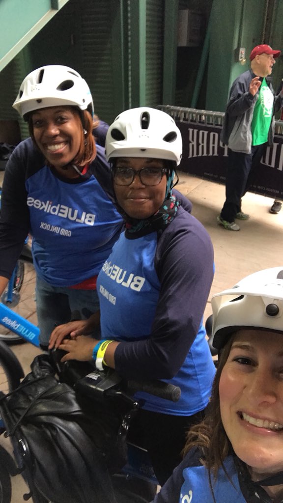 NEFerraro's tweet photo. That was fun! Thanks @BCBSMA and @BostonBTD. Go find yourself a fresh new @RideBlueBikes today 🚲 https://t.co/gzFq5sBVrv