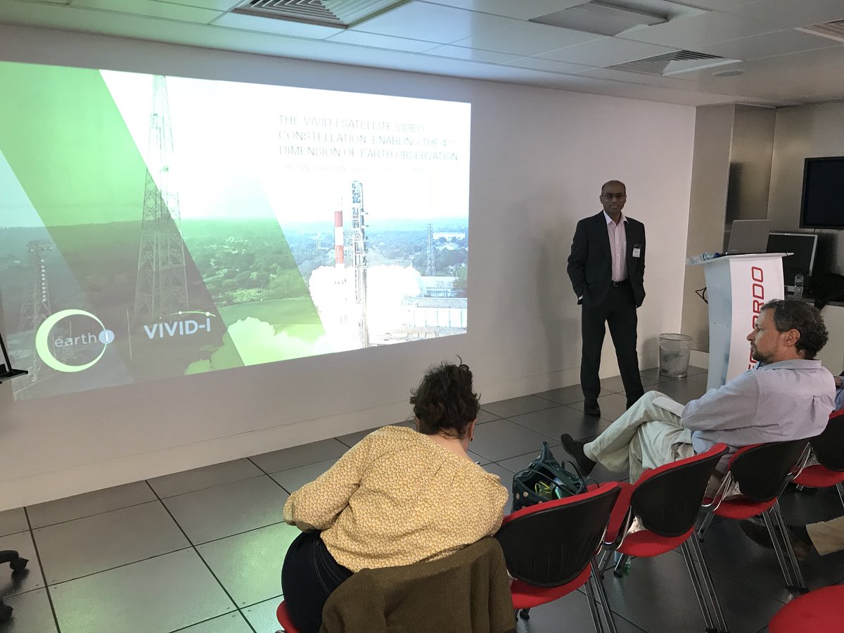 ChetanPradhanUK's tweet photo. Delighted to be presenting @Earthi_ achievements in exploiting high-res full-colour video from space at today’s @BARSC_EO Cuddle! https://t.co/Fmzj2mORsf