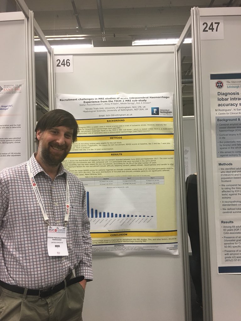Want to know more about the MRI sub-study? Come and have a chat during the poster session