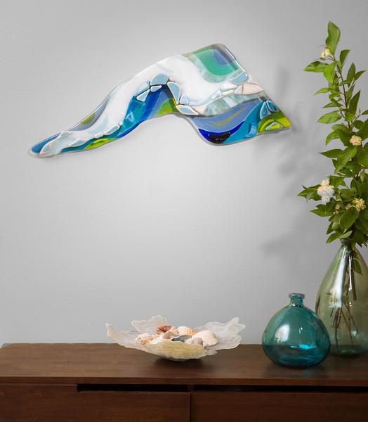 BlinkArtDesigns's tweet photo. "Glacier", fused glass, 34 x 16 in, by Barbara Westfall Featured Artist of the Week: Barbara Westfall #glassart https://t.co/3cvASFkq00 https://t.co/isU9s0a365
