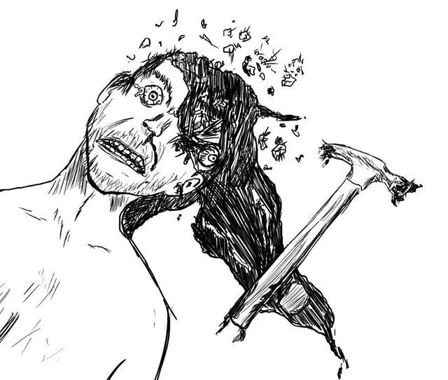klawarts's tweet photo. I get discouraged when I'm not drawing every single day. But just like a prolific serial killer, sometimes you just need a cool down period. Should be back to killing it soon enough.

#drawing #art #repost #artwork #murder #killed #dead #horror #horrorar… https://t.co/vzlafgSbs6 https://t.co/K41DMuTmMa