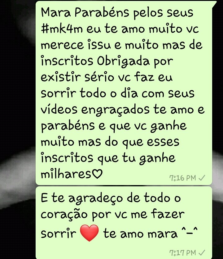 MuchKase's tweet photo. Aa Parabéns mara^-^
Te amo #MK4M  aqui tá um texto pra vc desculpa se tive muito pequeno eu não sei fazer texto grande ksks mas que vc saiba que eu te amo muito mesmo que esse amor e maior que o universo que significa que esse amor e ifinitamente ❤
@moonkase https://t.co/Lg6o3OavZt