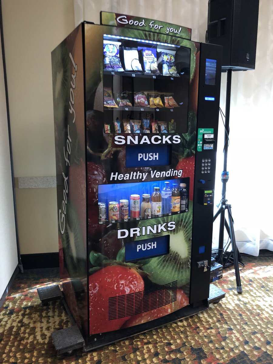DeLoachHealthy's tweet photo. DHV is in Salt Lake City learning about all the healthy options to bring to San Angelo! What are products you’d like to see in our machines coming to San Angelo soon? #GetHealthySanAngelo https://t.co/RRleg58HLj