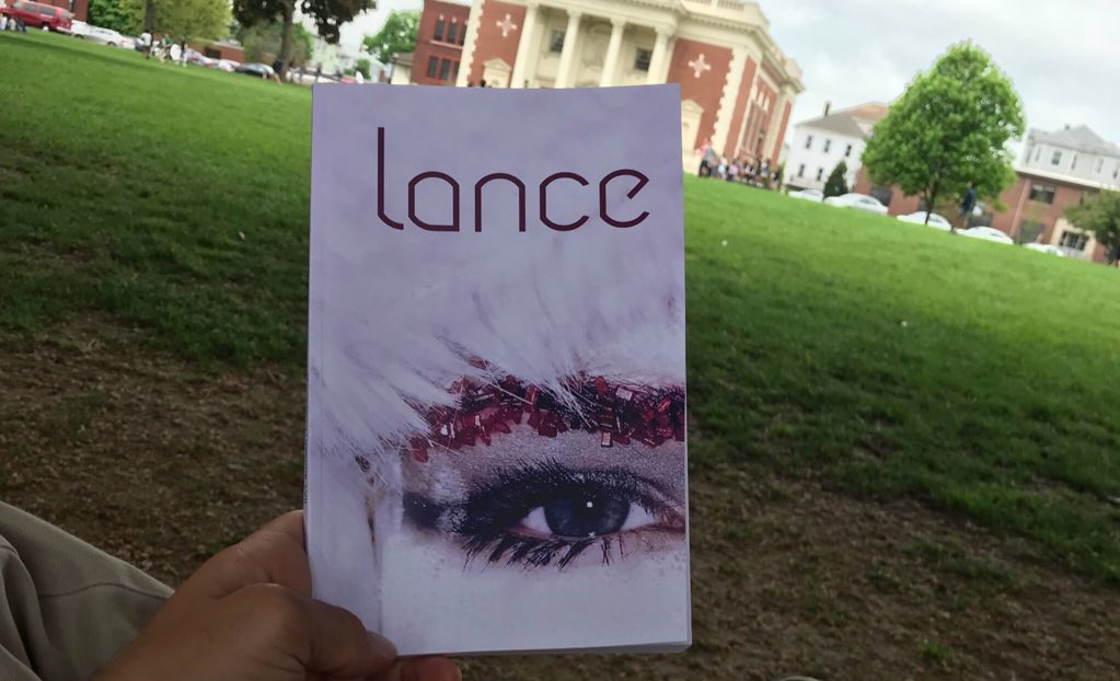 charley_mull's tweet photo. There are poems in this titled “Ode to My Shakespeare Socks” and “Continuation of Lydia Davis’ ‘I’m Pretty Comfortable, But I Could Be a Little More Comfortable.’” The new issue of Lance rules. Our kids rule. @WAEnglish https://t.co/at25HscLUj