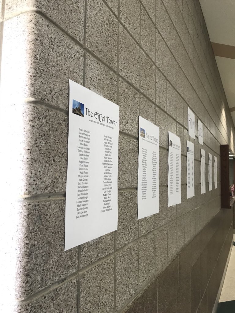FHSPROM2018's tweet photo. PROM BUS ASSIGNMENTS ARE NOW IN THE FRONT FOYER!! https://t.co/kQoFVE4jE4