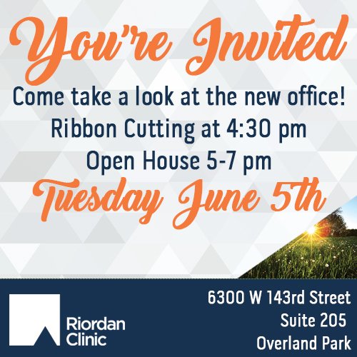 We have relocated our Kansas City office and are now in a larger space in Overland Park! Stop by to meet our local staff, tour the office, register for door prizes, enjoy some snacks and celebrate our ribbon cutting with the Overland Park Chamber of Commerce.