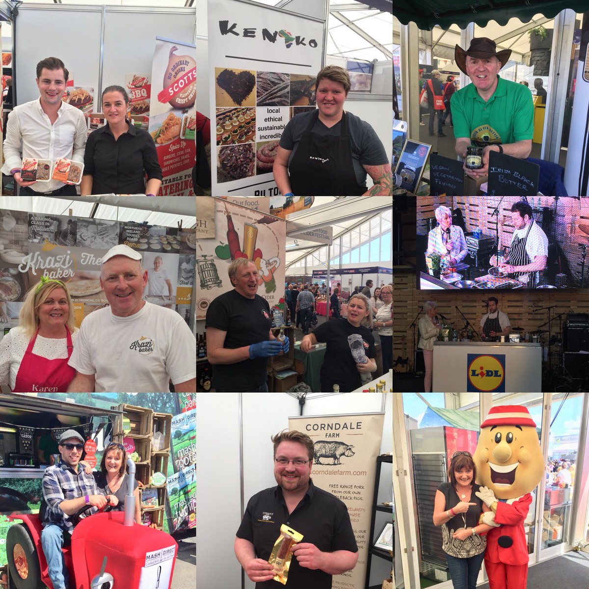 My legs are walked off me and my throat is sore from meeting and chatting to so many people at @balmoralshow with <a href="/Food_NI/">Food NI</a>   Here are just a few of the fabulous people I spent time with! #tastethegreatness #balmoralshow