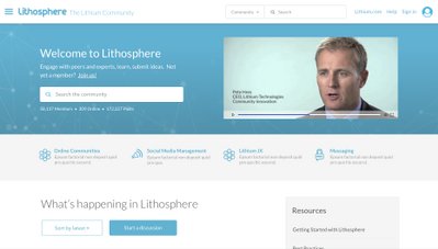 LithiumTech's tweet photo. We're proud to be launching a complete revamp of the #LithiumCommunity, now known once again as #Lithosphere, in late May 2018. Find more details here: https://t.co/Lp6eoxWcuX https://t.co/o3YpzBAbKu