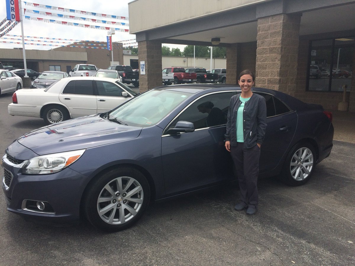 FordGroves's tweet photo. Congrats to Ashley Khourie of Monday, IL for her purchase of a 2014 Chevrolet Malibu with salesperson Richard Galemore! Thank you for your business and welcome to the Ford Groves family! #ComeSeeWhy https://t.co/nO0eFTcbO1