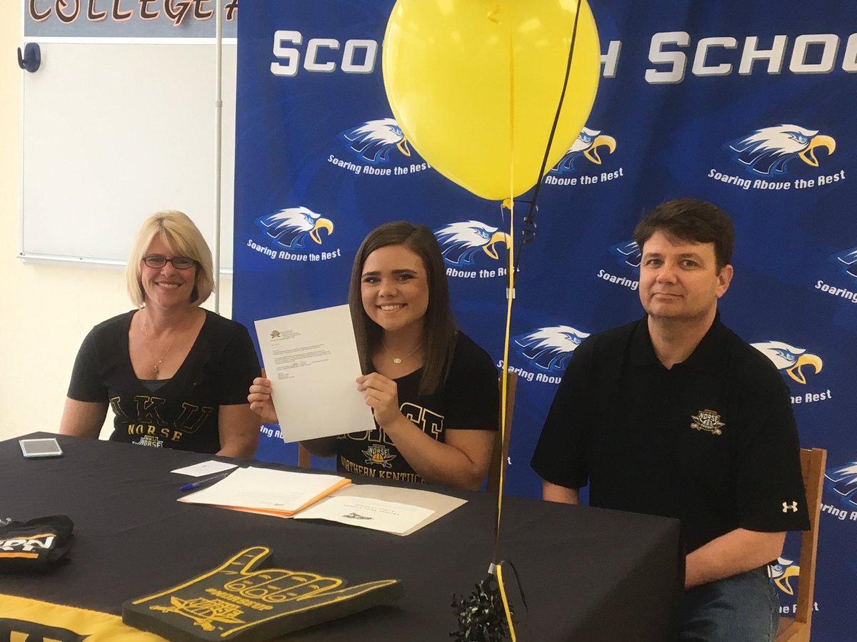 Congrats to Ashtyn Pike today she signed to attend NKU and be a part of their cheer program