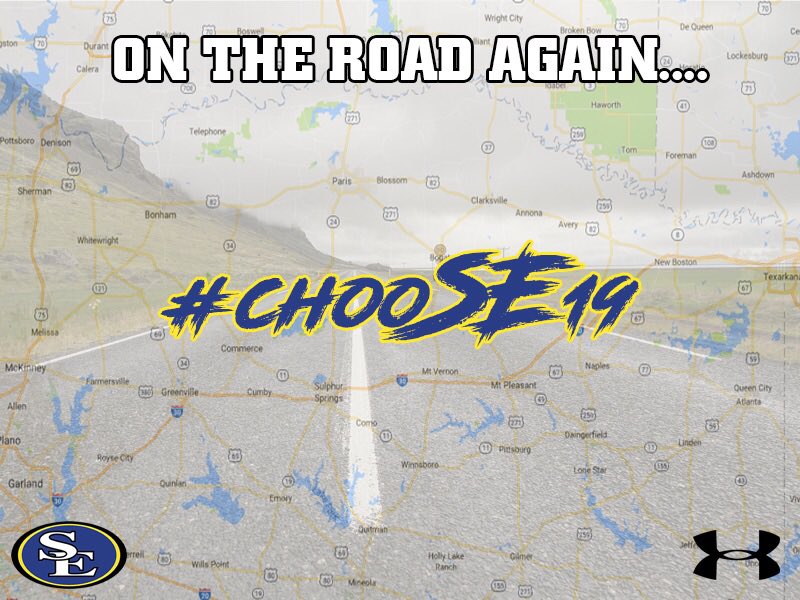 ChadSpeer's tweet photo. Looking for guys that want to be a part of something special at @GoSoutheastern! #chooSE19 https://t.co/Y6HRuj626R