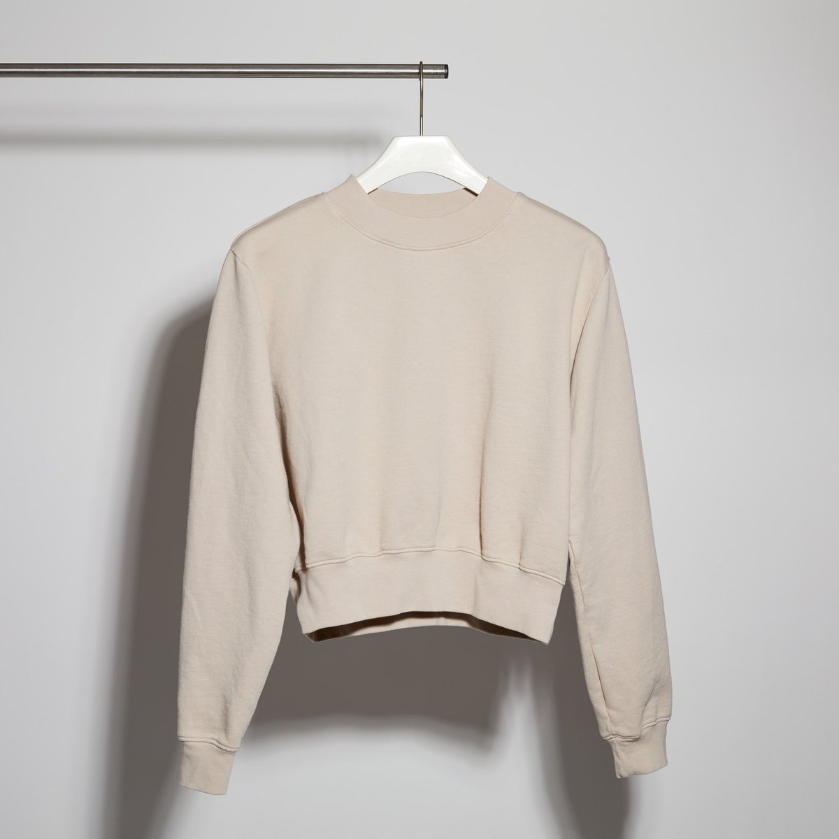 Milan Crew in Light Tan