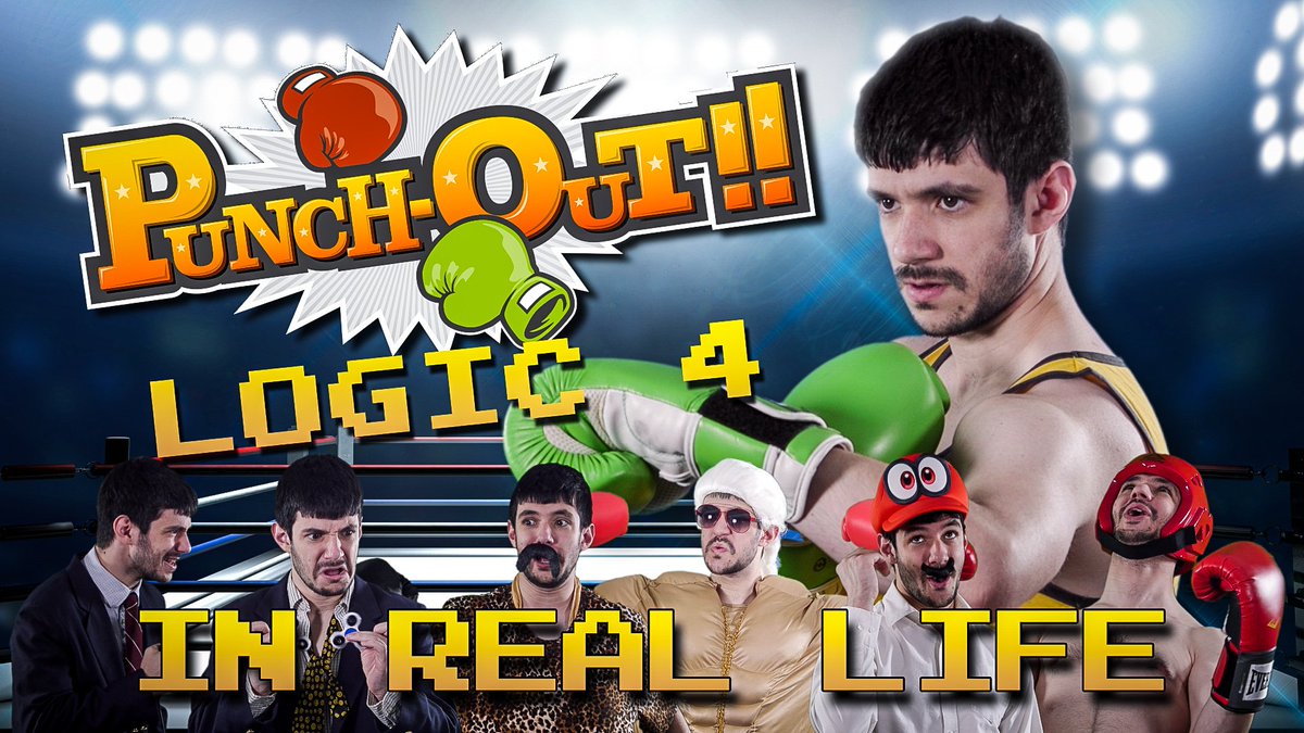 CKproductions1K's tweet photo. As if you couldn't tell from the preview frames.. But be sure to catch the FINALE of our Punch Out Logic Series TOMORROW! With a special surprise at at the end... #PunchOut #NewVideo #Awesomeness https://t.co/pSWYtZ71Wf