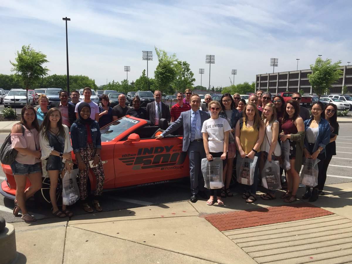 paydar's tweet photo. What a way to welcome prospective students to campus —> With the #Indy500 @TeamChevy Camaro &amp; @IUPUI 50th Anniversary swag! https://t.co/9dVJf3iZDl