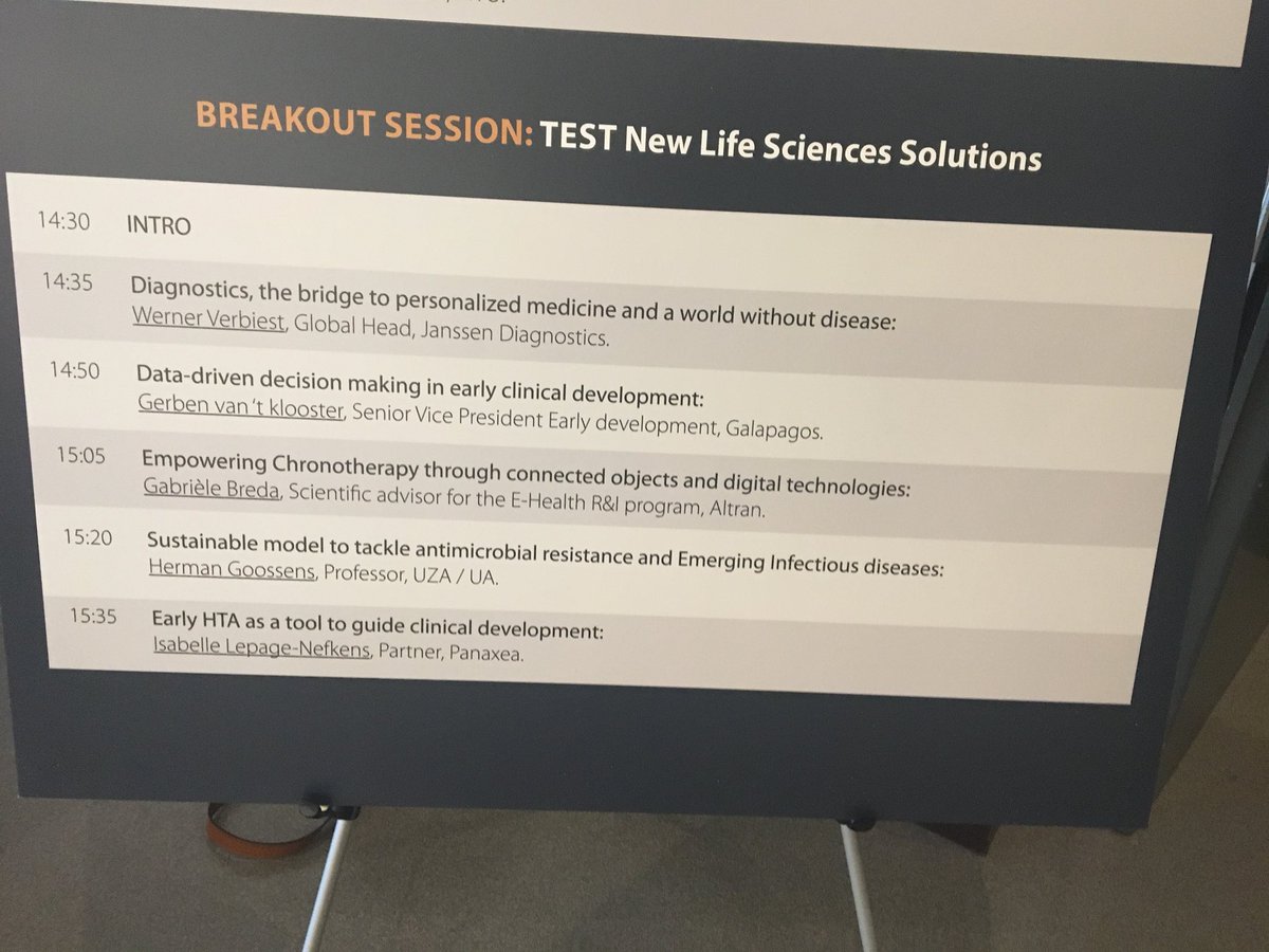 IsabelleNefkens's tweet photo. #Healthinnovationassessment en #EarlyHTA op de map gezet als een Development tool voor efficiënte ontwikkeling van innovatieve medische technologie bij #Flandersbio members #KFG2018. Contact us @PANAXEA https://t.co/TgV4GiyWZ2 https://t.co/8OImxhH1Qz