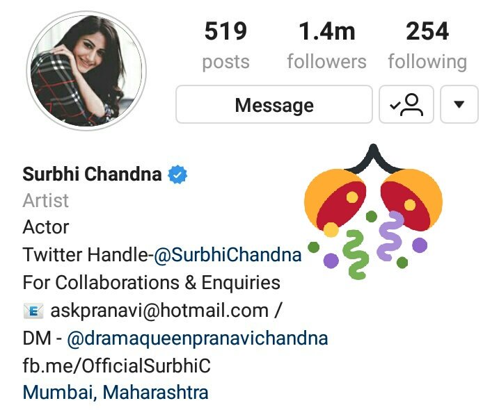 ShivikaFc's tweet photo. @SurbhiChandna, Congratulations baby on hitting 1.4M on insta!!😍🎉
There's Many More to Come Your Way..!
Keep Rising and Shining🌟.
Much ♥.
#Ishqbaaaz #14LakhLoveForSC
#SurbhiHits14lakh #SPA2018 https://t.co/xoZRajfRKN