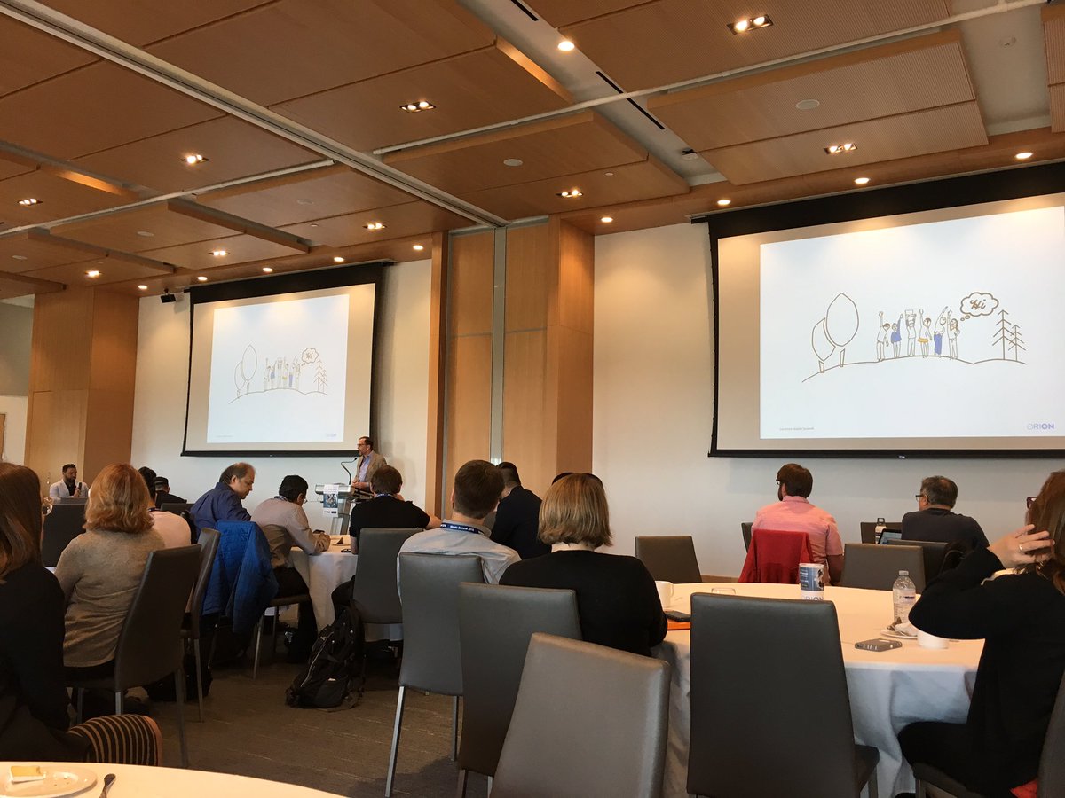 ktothewaz's tweet photo. CEO of @ORIONNetwork , Alfonso Licata, sharing stories of the challenges faced by the people and students in Northern, remote, rural and Indigenous communities due to lack of internet connectivity. #MobileSummit2018 https://t.co/R5z8oJhnmp