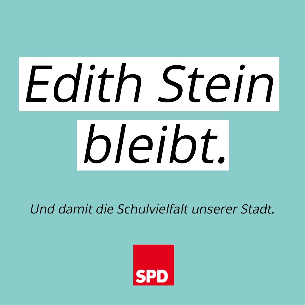 Edith Stein bleibt! Wir sind immer noch begeistert vom Einsatz und Teamgeist der Schüler*innen, Lehrer*innen und der Elterninitiative. So geht gelebte Schule, so geht #guteSchuleLuLu! Wir freuen uns sehr, dass die Schulvielfalt in unserer Stadt weiterhin bestehen bleibt!