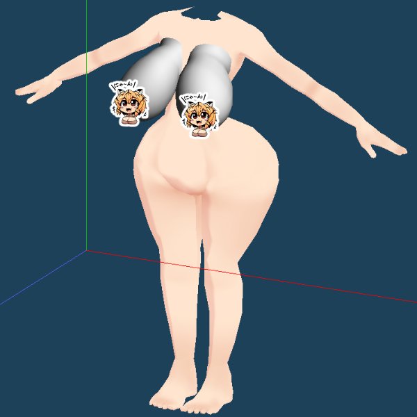 生存報告ゥ!
ポリ数そこそこのNewボディ作ってる。
前のはポリ数削りすぎた。 