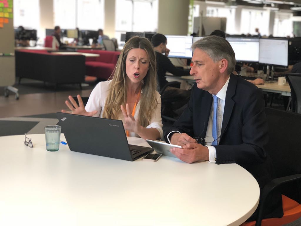 PhilipHammondUK's tweet photo. Meeting some of the UK's talented #fintech workforce @nucleuswrap in Edinburgh. 

I'm pleased to also announce two new UK fintech envoys: @richbtheo for Wales and @ginaoleary2 for Northern Ireland.

More here 👉 https://t.co/MZgdcxAs79 https://t.co/bzJcQGKHR5