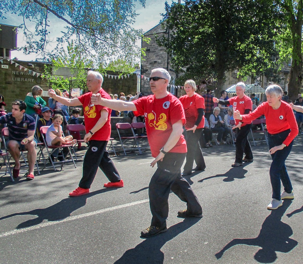 TaoistTaiChiUK's tweet photo. Public display of #TaoistTaiChi at #GrangeFair in #Edinburgh to promote new #taichiclasses at https://t.co/Bv2DqzLSYi - we call it #MovingMeditation #BecauseItWorks https://t.co/w4t05jErh8