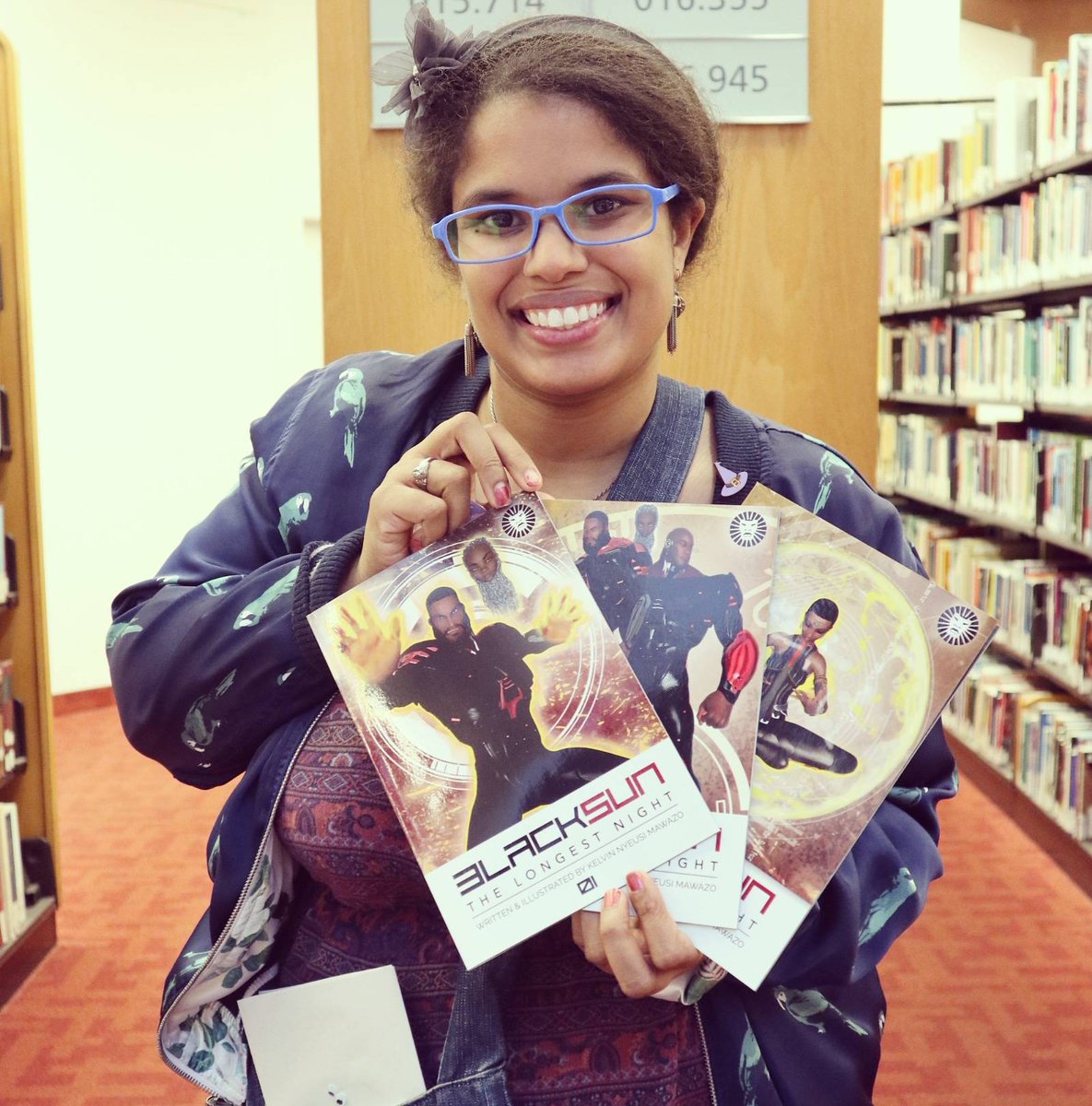 blacksuncomics's tweet photo. A big thanks to all the AWESOME supporters who came through at the Toronto Comic Arts Festival (more pics coming) #tcaf #tcaf2018 #torontoreferencelibrary #the6ix #afrofuturism @AmeliaR-N https://t.co/lOgJAPBuRC