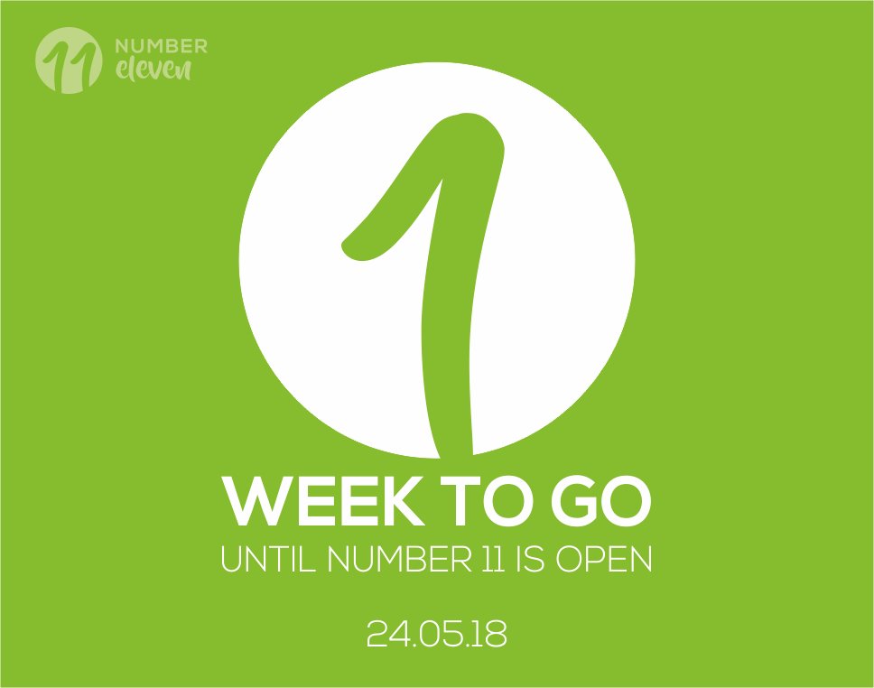 We're so excited that after many months of preparation, Number 11 will be opening it's doors in just 7 days!

If you'd like to hear all about what's going on in the life of Number 11, follow this link > eepurl.com/dtBxNf and we'll send you our monthly update.
