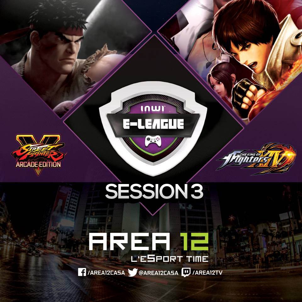 Area12Casa's tweet photo. VOD de la 3ème session inwi E-League sur #KOFXIV et #SFVAE est disponible en visionnage sur youtube ;)
 ✨Street Fighter V Arcade Edition✨
https://t.co/DRggmyiQBe
 ✨The King Of Fighters XIV✨
https://t.co/YTzdMBTb0Z https://t.co/e6uAcw80KK