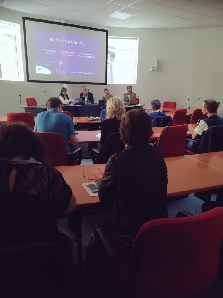 🔴 Ce soir on écoute le témoignage des collaborations société mère et spin-off #numerique au #CICOuest. Merci à <a href="/Groupe_IDEA/">Groupe IDEA</a> <a href="/fifty_truck/">fifty truck</a> <a href="/A5sys/">A5sys</a>  et @BoostMyMail 📣