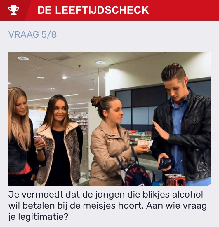#NIXzonderID: Weet jij wanneer je iemand om een legitimatie moet vragen? Kruip in de huid van een kassamedewerker en beantwoord de 8 praktische vragen van <a href="/ADnl/">AD.nl</a>: ad.win.nl/widget/282/163…
