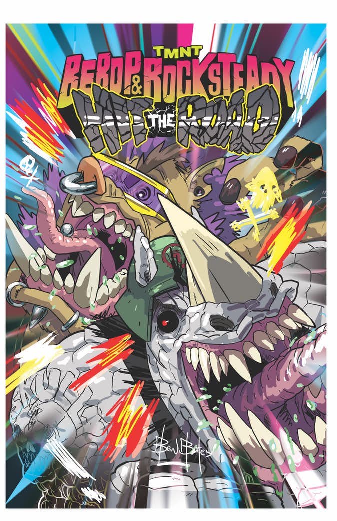 BagsAndBeards's tweet photo. #Bebop and #Rocksteady’s powers go on the fritz in the new #TMNT mini-series BEBOP AND ROCKSTEADY HIT THE ROAD! The new @IDWPublishing series debuts in August from #BenBates & @DustinWeaver12! #TeenageMutantNinjaTurtles #IDW #Comics #DNN https://t.co/NoFyH0mFnZ