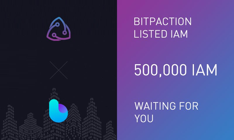 We are pleased to announce that we will list Bridge Protocol (IAM) on May 18, 2018 at 20:00(UTC+8).  @BridgeProtocol  Follow us, retweet this and fill the form,  you can share 50,000 IAM with other participants.
Form：goo.gl/forms/mMzFPNWW…